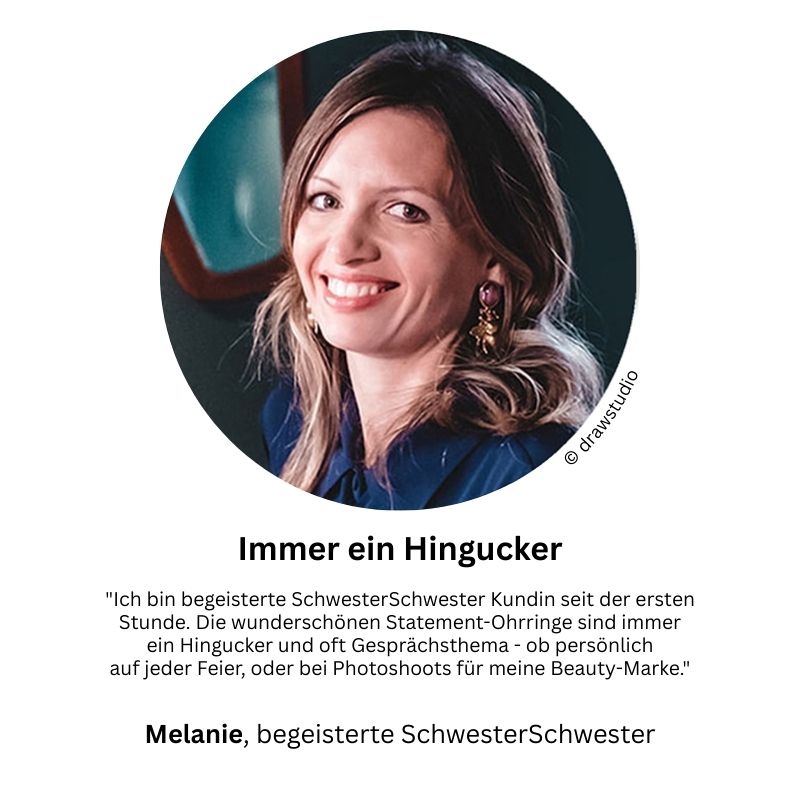 Amethystfarbener Ohrstecker mit vergoldeter Hummel von AmuseToi