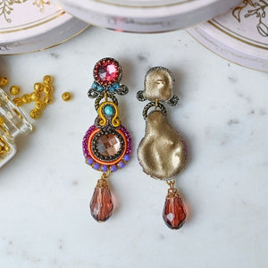 Vorbestellbar - Elegante Soutache-Ohrringe in bunten Farben