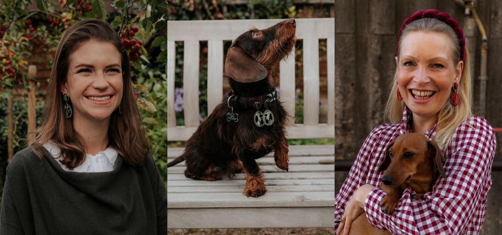 Süße Dackel-Ohrringe