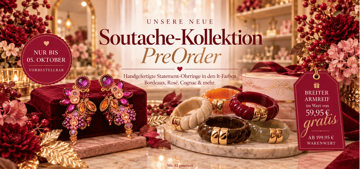 Soutache-Kollektion PreOrder Herbst-Winter 2026 – die It-Farben der Saison