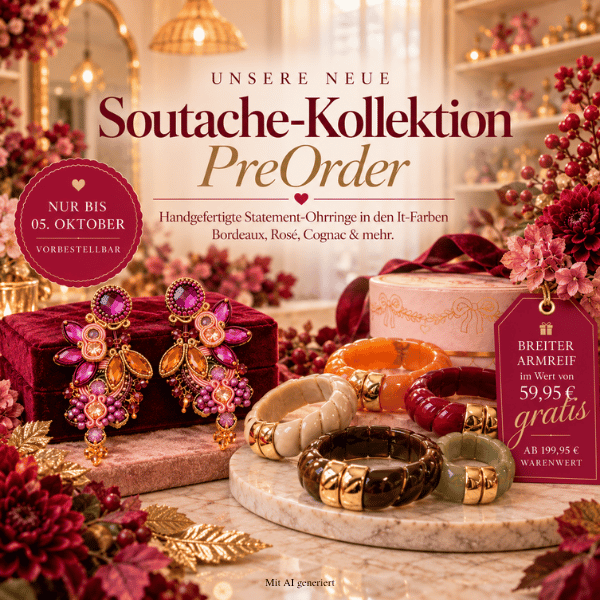 Soutache-Kollektion PreOrder Herbst-Winter 2026 – die It-Farben der Saison