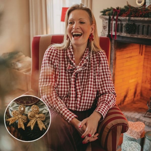 Wunderschöne Soutache-Schleifen-Ohrringe