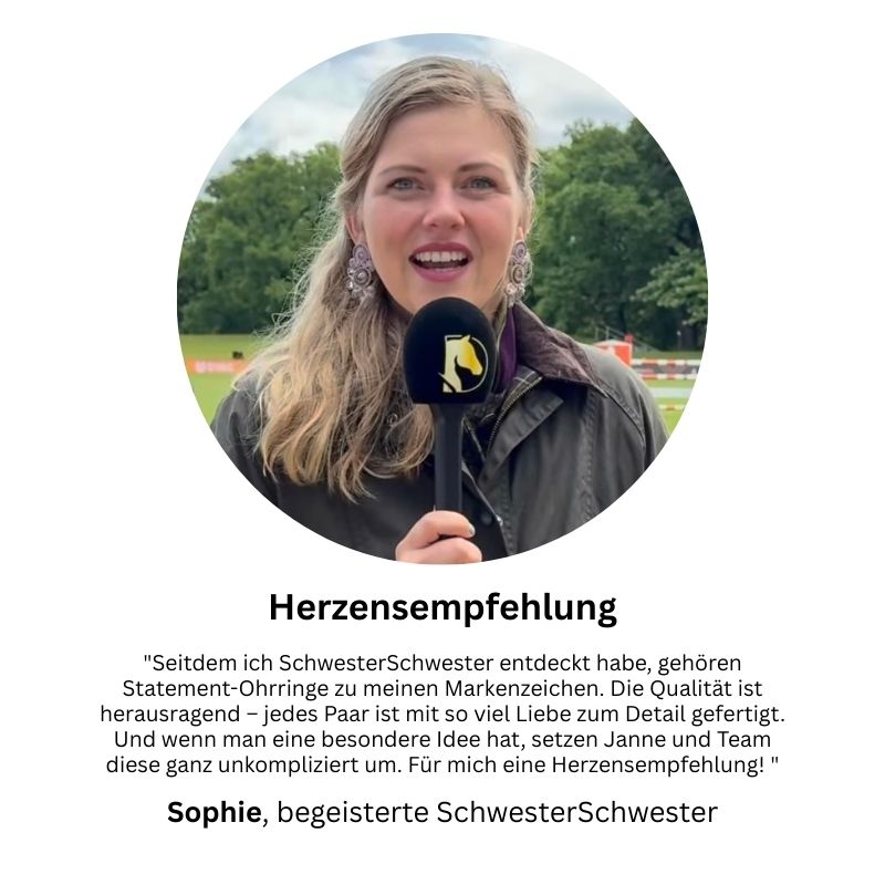 Aufwändige Soutacheohrstecker in Flieder und Champagner