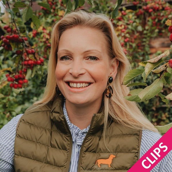 Dackel-Ohrclips in Schwarz und Schildpattfarben von AmuseToi