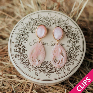 Pferde-Ohrclips in Rosa von AmuseToi