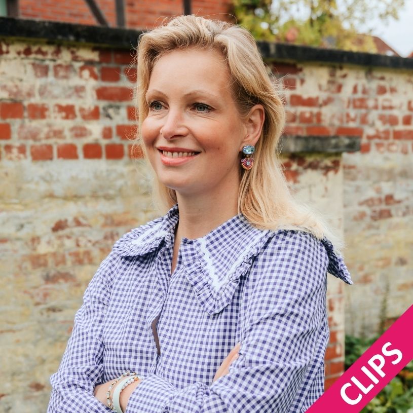 Vorbestellbar - Kleine Soutache-Ohrclips in Blau, Pink und Violett