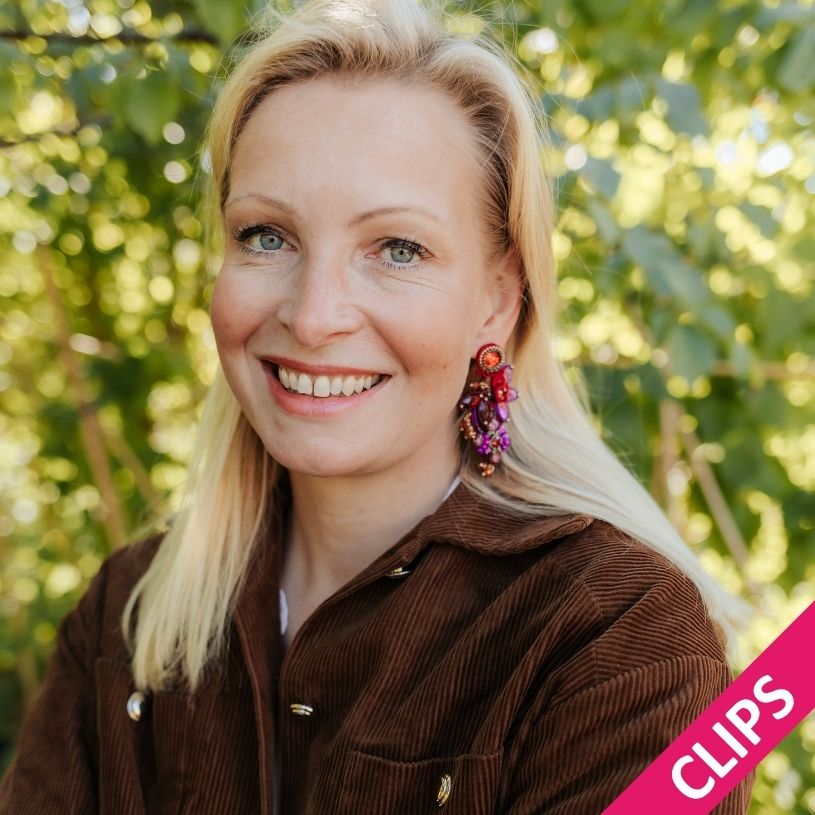 Vorbestellbar - Große Soutache-Ohrclips in Rot, Magenta und Violett