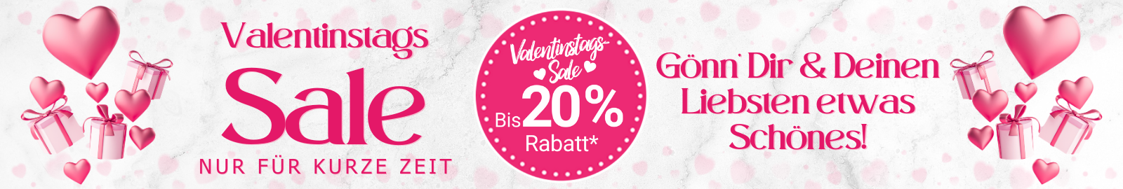 Großer Valentinstags-Sale