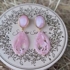 Pferde-Ohrstecker in Rosa von AmuseToi